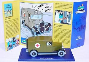 【送料無料】ホビー 模型車 モデルカー タンタンeシカゴアトラスコミックテレビモデルカーtintin herge 143 chicago ambulance 1928 atlas comic book tv model car 051 mib