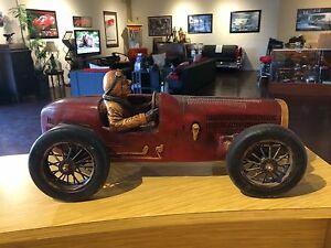 ̵ۥۥӡ Ϸ ǥ륫 ӥơ饷å졼󥰥ɥ饤Хݡĥ֥åƥǥvintage classic large racing sport car bugatti model sculpture with driver
