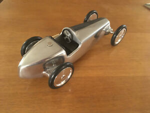 ̵ۥۥӡ Ϸ ǥ륫 ǥǥ륯ǥ⡼졼󥰥rare man cave model de clercq art deco sculpture motor racing car p38 barn find