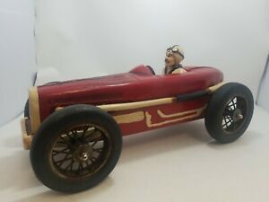 ̵ۥۥӡ Ϸ ǥ륫 ӥơ֥åƥ졼󥰥ݡĥǥɥ饤Сrare vintage large bugatti racing sports car model w driver 19 *free ship*