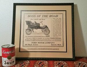 ̵ۥۥӡ Ϸ ǥ륫 եɥǥȥΡƥ⡼1903 ford model a tonneau antique advertisment auto vtg art classic motor car