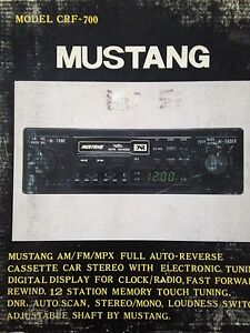 【送料無料】ホビー 模型車 モデルカー ムスタングモデルcrf700カセットカーステレオmustang model crf..