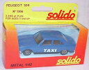 yzzr[ ͌^ fJ[ tXvW[tX^NV[Z_solido france 143 peugeot 504 french taxi sedan model car 1306 special mib80