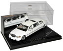 【送料無料】ホビー 模型車 モデルカー リンカーンタウンカーリムジンストレッチモデルカーlincoln town car white stretch limousine 143 vitesse model car with or without