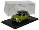 ホビー 模型車 モデルカー ミニクーパーグリーンベースキャビネットmini cooper innocenti mk3 1300 green 1972 with base and cabinet 124 modellcar