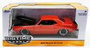 【送料無料】ホビー 模型車 モデルカー スケールモデルカープリマスバーダjada toys 124 scale model car 98236 1973 plymouth barracuda red