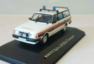 【送料無料】ホビー 模型車 モデルカー アトラスボルボワゴンホワイトwonderful atlasmodelcar volvo 240 wagon 034 blood transport034 1985 white 143