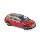 【送料無料】ホビー 模型車 モデルカー プジョースケールモデルカーnorev 473817 peugeot 308 sw gt red 2017 scale 1...