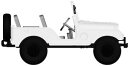 yzzr[ ͌^ fJ[ W[vjo[Tjeep universal white by arwico, h0 car model 187, brekina 58902