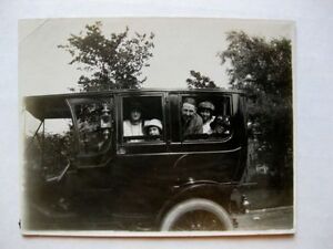 【送料無料】ホビー 模型車 モデルカー リアルモデル1900s real photo model t type car w family in it