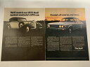【送料無料】ホビー 模型車 モデルカー アウディモデルカービンテージ1970 audi 1933 model car vintage magazine prin...