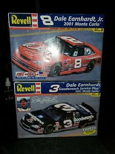 【送料無料】ホビー 模型車 モデルカー デイルアーンハートモンテカルロデールジュニアモデルレースカーdale earnhardt 2001 monte carlo dale jr 124 revell model race car 2001