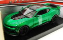 yzzr[ ͌^ fJ[ XP[fJ[V{[J}O[motormax 124 scale model car 79351 2017 chevrolet camaro zl1 met green