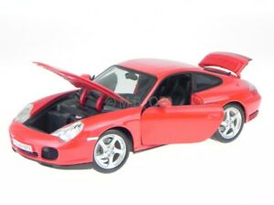 ホビー 模型車 モデルカー ポルシェカレラporsche 911 996 carrera 4s red modelcar 31628 maisto 118