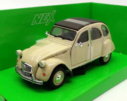 【送料無料】ホビー 模型車 モデルカー スケールモデルカーシトロエンベージュwelly 124 scale model car 24009aw citroen 2cvbeige