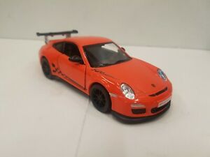 【送料無料】ホビー 模型車 モデルカー ポルシェグアテマラオレンジモデルスケールダイカスト2010 porsche 911 gt3 rs orange kinsmart toy car model 136 scale diecast