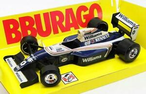 ホビー 模型車 モデルカー スケールモデルカーウィリアムズレースヒルburago gp 124 scale model car 6115williams fw16 f1 racing cardamon hill