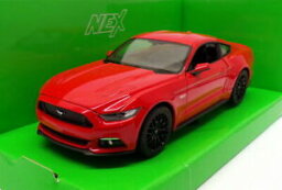 【送料無料】ホビー 模型車 モデルカー スケールモデルカーフォードムスタングwelly 124 scale model car 24062w 2015 ford mustang gt red