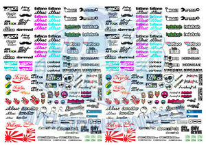 【送料無料】ホビー 模型車 モデルカー デカールパックホットホイールウォータースライダーデカールス..