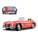 yzzr[ ͌^ fJ[ 1181957ZfX300slbburago_CJXgfJ[1957 mercedes 300sl touring convertible red 118 diecast model car by bburago