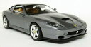 yzzr[ ͌^ fJ[ u[S118 3044tF[550 maranello 1996O[_CJXgfJ[burago 118 scale 3044 ferrari 550 maranello 1996 met grey diecast model