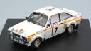 【送料無料】ホビー 模型車 モデルカー モデルカーラリースケールダイカストフォードエスコートmodel car rally scale 143 trofeu d...