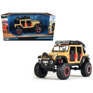 【送料無料】ホビー 模型車 モデルカー キングス1242015ジープダイカスト5モデルカー2015 jeep wrangler unlimited brown road kings 124 diecast model car by mais