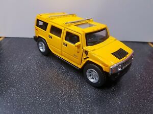 【送料無料】ホビー 模型車 モデルカー 2008h2suvkinsmartモデル140ダイカスト2008 hummer h2 suv yellow kinsmart toy car model 140 scale diecast metal