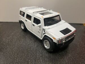 【送料無料】ホビー 模型車 モデルカー 2008h2 suvkinsmartモデル140ダイカスト2008 hummer h2 suv white kinsmart toy car model 140 scale diecast metal