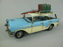 【送料無料】ホビー 模型車 モデルカー サーフボードレトロモデルtin car oldtimer estate stationcar with surfboar...
