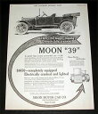 【送料無料】ホビー 模型車 モデルカー ムーンモデル#;ツーリングカー1913 old magazine print ad, moon model 034;39...