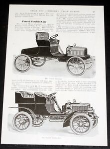 ホビー 模型車 モデルカー ＃；コンラッドガソリン＃ツーリングラナバウトモデル1903 old magazine article, 034;conrad gasoline cars034;, touring and runabout models