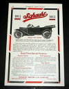 【送料無料】ホビー 模型車 モデルカー モデル##モーター1913 old magazine print ad, schacht model 034;ns034...