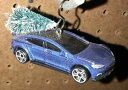 【送料無料】ホビー 模型車 モデルカー テスラモデルカスタムホットホイールクリスマスツリーマッチトラック