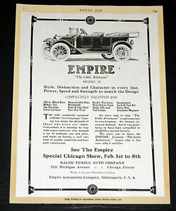 【送料無料】ホビー 模型車 モデルカー エンパイアモデルツーリングカーリトルアリストクラット1913 old magazine print ad, empire model 31 touring car, the little aristocrat