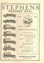 yzzr[ ͌^ fJ[ fre[Wvg1922 stephens salient six 7 models car orig vintage print ad