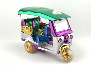 【送料無料】ホビー 模型車 モデルカー トゥクトゥクトゥクトゥクタイタクシータイモデル＃tuk tuk thai taxi thailand wind up 3 wheel tricycle vehicle car model5034; figurine