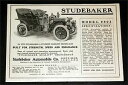 yzzr[ ͌^ fJ[ fc[OJ[Xs[h1905 old magazine print ad, studebaker model 9503 touring car, built for speed