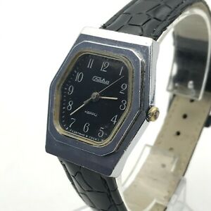 【送料無料】腕時計　スラバクォーツレアレトロテストメンズカジュアルアナログussr wristwatch slava quartz hexagon rare retro tested mens casual analog 1980s
