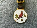 【送料無料】腕時計 ヴィンテージa red cardinal bird vintage watch fob