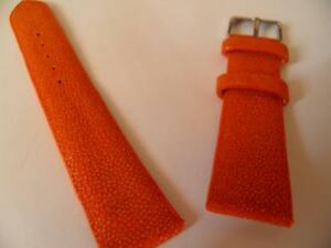 【送料無料】腕時計 ブレスレットガルシャットポリオレンジタングラーオースノルムイントロイブル20 mm bracelet galuchat veritable poli orange tangor grain hors norme incroyable 【送料無料】腕時計 ブレスレットガルシャットポリオレンジタングラーオースノルムイントロイブル20 mm bracelet galuchat veritable poli orange tangor grain hors norme incroyable