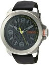 【送料無料】腕時計 ?オレンジメンズステンレススチールクォーツウォッチシリコンストラップグレー?boss orange mens stainless steel...