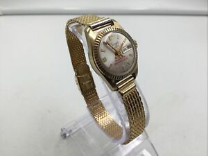 【送料無料】腕時計　モントルヴィンテージリングスメダルカレンダーメカニークフェムmontre vintage lings 21 medals calendar mecanique pour femme