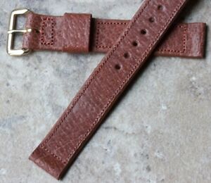 【送料無料】腕時計　ピッグスキンヴィンテージストラップグレートカラーメイドアメリカnos 1940s1950 genuine pigskin 16mm vintage watch strap great color made in usa