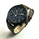 【送料無料】腕時計 タイムスエクスペディションスカウトクロノグラフレザーウォッチmens timex expedition scout chronongraph leather watch tw4b09000 tw4b09000za