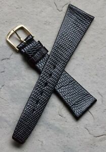 【送料無料】腕時計 スカーショートダークグレートリザードヴィンテージウォッチストラップscarce short 21mm dark grey genuine lizard vintage watch strap 1960s70s nos