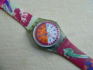 【送料無料】腕時計　ヴィンテージレディーススキースロープ1992 vintage ladies ski slope ln117