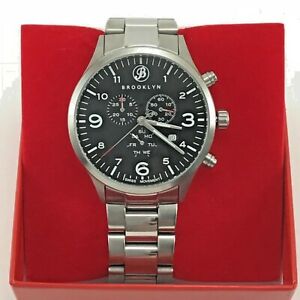 【送料無料】腕時計 クロノグラフブルックリンベッドフォードブラウンストーンウォッチchronograph brooklyn bedford brownstone watch bw308g33ss