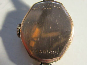 【送料無料】腕時計　ヴィンテージレディースブロバロールメッキゴールドvintage ladies bulova 14k rolled plated gold not working