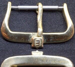 【送料無料】腕時計　オリジナルエバーハルトバックルシールドフィッビアインナーイエローゴールドメッキ